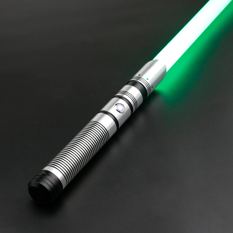 Acolyte Lightsaber. Realistic lightsabers built for dueling. Changeable light colors. Realistic visual and sound effects. Sold by DynamicSabers.