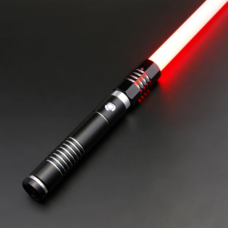 Harbinger Lightsaber. Realistic lightsabers built for dueling. Changeable light colors. Realistic visual and sound effects. Sold by DynamicSabers.