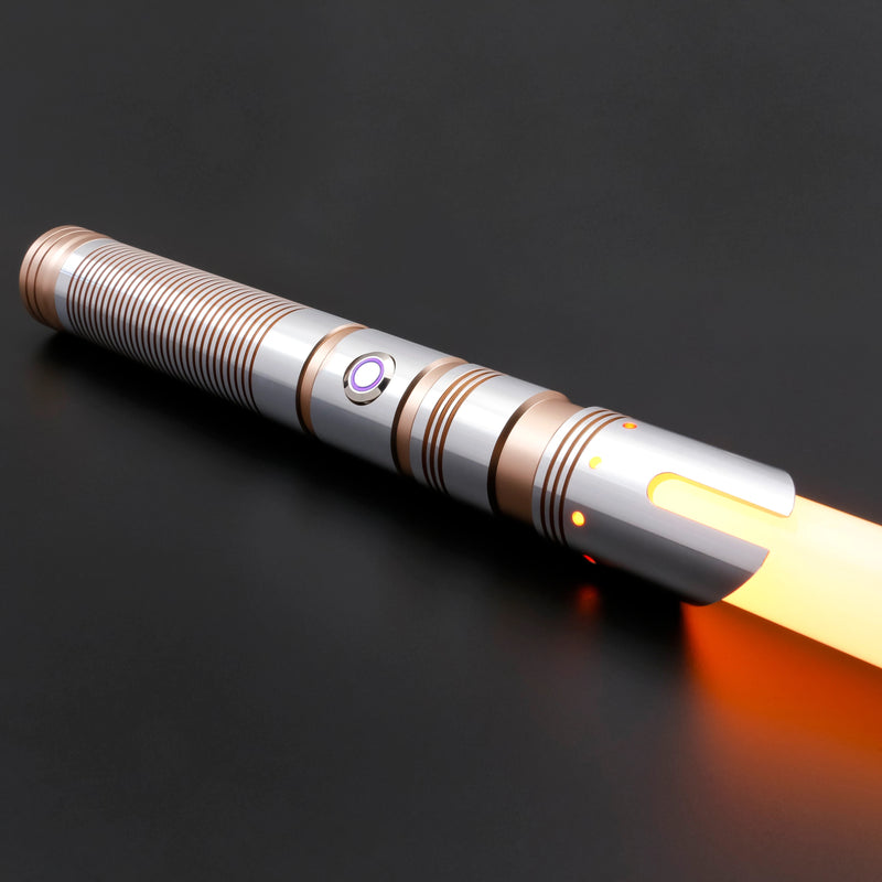 Acolyte Lightsaber. Realistic lightsabers built for dueling. Changeable light colors. Realistic visual and sound effects. Sold by DynamicSabers.