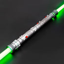 Maul Lightsaber。逼真的光劍專為決鬥而設計。可變的淺色。現實的視覺和聲音效果。由DynamicSabers出售。