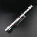 Maul Lightsaber。逼真的光劍專為決鬥而設計。可變的淺色。現實的視覺和聲音效果。由DynamicSabers出售。